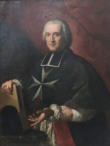Portræt af storprior Giovanni Domenico Mainardi af Antoine de Favray