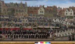 Procession af Sablon-pigerne i Bruxelles, ca. 1635