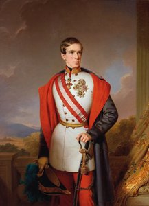 Portræt af kejser Franz Joseph I af Østrig, 1849.