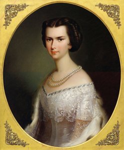 Portræt af kejserinde Elisabeth af Østrig.