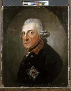FRIEDRICH II af Preussen "Den Store", konge af Preussen (1712-1786).
