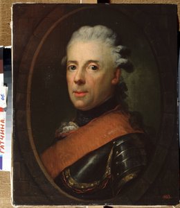 ""Portræt af Prins Henrik af Preussen (1726-1802), bror til Frederik den Store"" Maleri af Anton Graff (1736-1813) 1760-1770 Statens Frilandsmuseum Palace Gatchina, Sankt Petersborg af Anton Graff