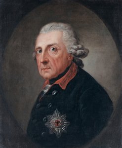 Portræt af Frederik II af Preussen 1712-1786, 1781-1783.