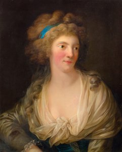 Prinsesse Frederica Charlotte af Preussen 1767-1820, hertuginde af York og Albany. af Anton Graff