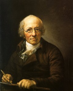Selvportræt i alderdommen. af Anton Graff