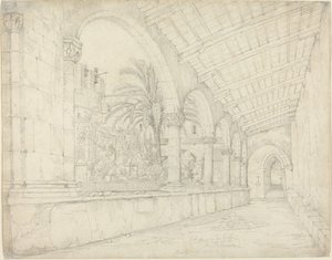 Klosteret Santa Maria di Gesù i Palermo af Anton Hallmann