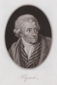 Friedrich Gottlieb Klopstock, tysk digter (stik)