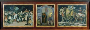 juletriptykon af Anton Josef von Kenner