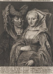 Sankt Pepin I og hans datter, Sankt Begga, 1732.
