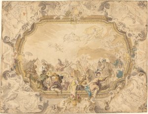 Et loft med Apollo, der præsiderer over militær og historisk læring