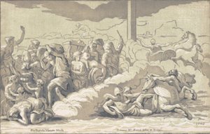 Israelitterne krydser Det Røde Hav, ca. 1740.