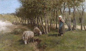 Dekkers klit, af Anton Mauve af Anton Mauve
