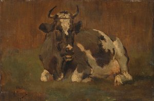 Liggende ko af Anton Mauve