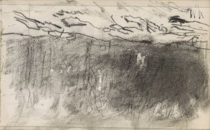 Mark i udkanten af ​​en skov af Anton Mauve