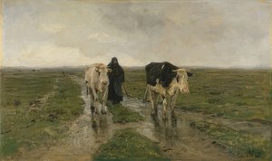 Græsning. Sandsynligvis 1880