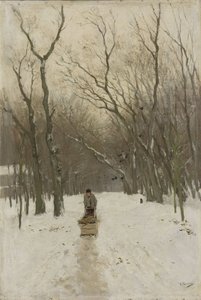 Vinter i Scheveningen-skoven af Anton Mauve