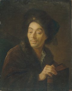 Portræt af skuespilleren Yakov Danilovich Shumsky 1732-1812, 1760