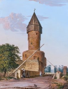 Bockenheimer Warte i Frankfurt am Main af Anton Radl