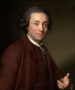 Portræt af statsminister baron Wilhelm von Edelsheim af Anton Raphael Mengs