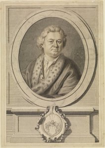Portræt af en ældre herre (forlæg til et kobberstik) af Anton Raphael Mengs