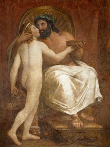 Jupiter kysser Ganymedes, af Anton Raphael Mengs af Anton Raphael Mengs