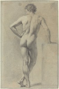 Mandlig nøgenstudie af Anton Raphael Mengs