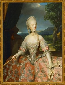 Marie Caroline de Lorena (maleri på lærred) af Anton Raphael Mengs