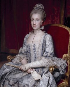 Portræt af Infanta Maria Luisa af Spanien 1745-1792, hellig romersk kejserinde, 1770 af Anton Raphael Mengs