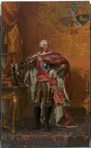 Portræt af kong Charles III af Spanien af Anton Raphael Mengs