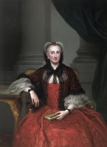 Portræt af Maria Amalia af Sachsen 17241760, Spaniens dronning, ca 1760 af Anton Raphael Mengs