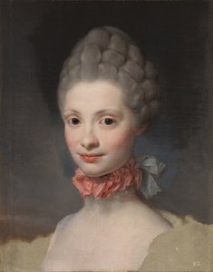 Portræt af Maria Luisa af Parma som prinsesse af Asturien, 1765 af Anton Raphael Mengs