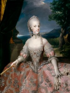 Spansk:  María Carolina de Habsburgo-Lorena, reina de Nápoles Maria Carolina af Habsburg-Lothringen, dronning af Napoli af Anton Raphael Mengs