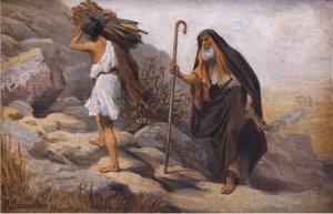 Isaacs offer, fra Hulberts Story of the Bible udgivet af The John Winston Company, 1932