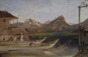 Ved Wolfgangsee af Anton Romako