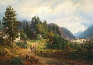 En udsigt over Bad Ischl