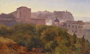 Francavilla Wood in Chiatamone, ca. 1824 (olie på lærred)