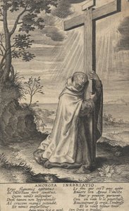 Amorosa Inebriatio fra The Life of Saint John of the Cross, 1622-24. af Anton Wierix