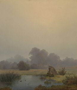 efterårsmorgen af Anton Zwengauer