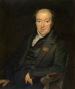 Maleren Mattheus Ignatius van Bree (olie på lærred) af Anton van Ysendyck