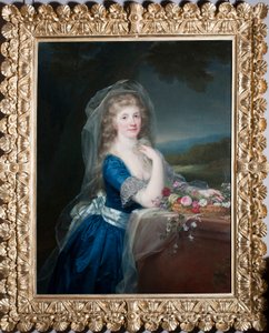 Portræt af Anna Pieri Brignole-Sale (Brignole Sale) (1765-1815) Maleri af Anton von Maron (1733-1808) Gener, nye gademuseer af Anton von Maron