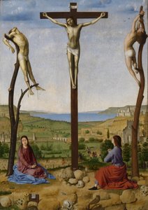 Golgata, anden halvdel af det 15. århundrede. af Antonello da Messina