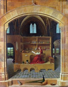 Sankt Hieronymus i sit arbejdsværelse af Antonello da Messina