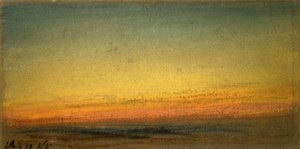 Solnedgang af Frederick (attr. to) Barnard
