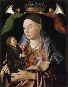 Jomfruen og barnet af Antonello da Messina