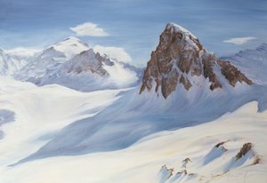 Alpine Shadows, 2000 af Antonia Myatt