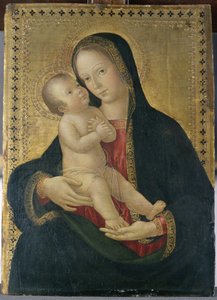 Madonna og barn, ca. 1480-85 (tempera på poppeltræ)