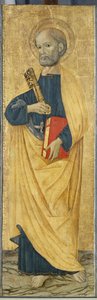 Apostlen Peter, ca. 1500 (tempera på poppeltræ) af Antoniazzo Romano