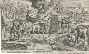 De blinde hyrder Blinde hyrder / Pasteurs aveugles (titel på objekt)