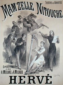 Plakat, der reklamerer for produktionen af 