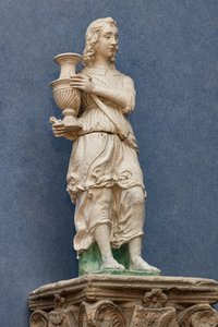 Candelabra holder angel af Antonio (manner of) Rossellino
